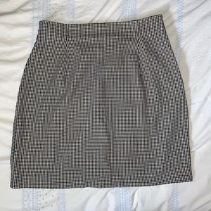 Houndstooth Skirt
